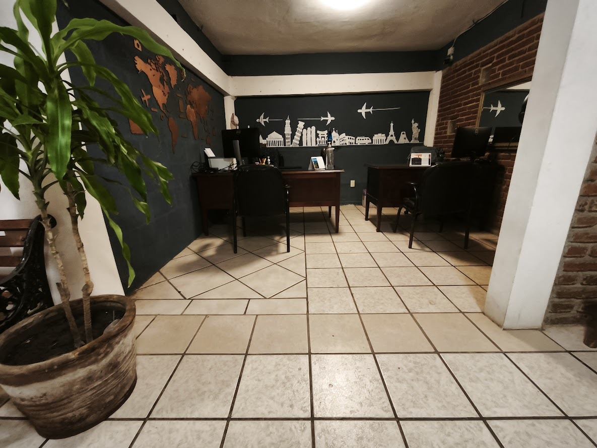 Interior de la oficina de Aeroviajes México